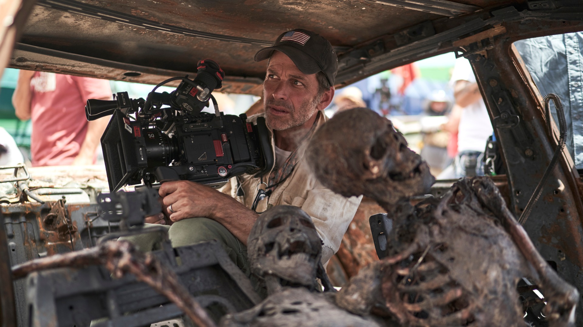 Zack Sndyer filming Army of the Dead