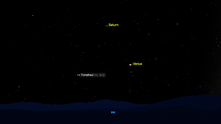 : On Dec. 30, 2024, Saturn, Venus and Fomalhaut will shine together.