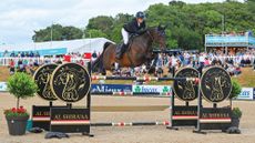 Laura Renwick jumps at Bolesworth International Horse Show