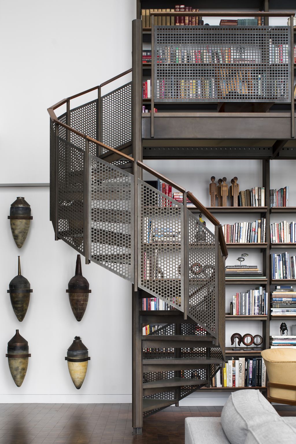 This industrial-inspired penthouse loft boasts chic interiors and ...