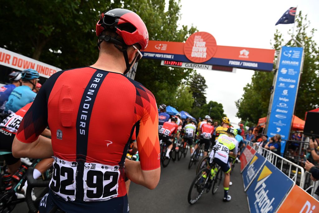 TANUDAZ AUSTRALIA JANUARY 18 Ethan Hayter of The United Kingdom and Team INEOS Grenadiers prior to the 23rd Santos Tour Down Under 2023 Stage 1 a 1499km stage from Tanunda to Tanunda on January 18 2023 in Tanunda Australia Photo by Tim de WaeleGetty Images