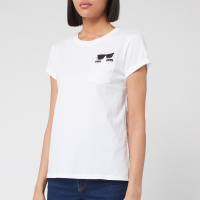 Karl Lagerfeld Women's Ikonik Karl Pocket T-Shirt - White | RRP: £75.00 | now £45.00 + extra 10% off with code 'T310'