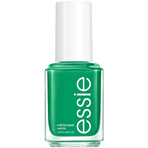 Essie Salon-Quality Nail Polish, 8-Free Vegan, Push Play Collection, Green, Grass Never Greener, 0.46 Oz.