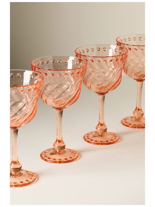 Esther Acrylic Wine Glasses, Set of 4