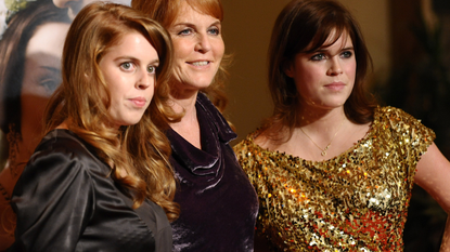 Princess Beatrice, Dutchess of York Sarah Ferguson and princess Eugenie attends the premiere of &quot;The Young Victoria&quot; at Pacific Theatre at The Grove on December 3, 2009 in Los Angeles, California.