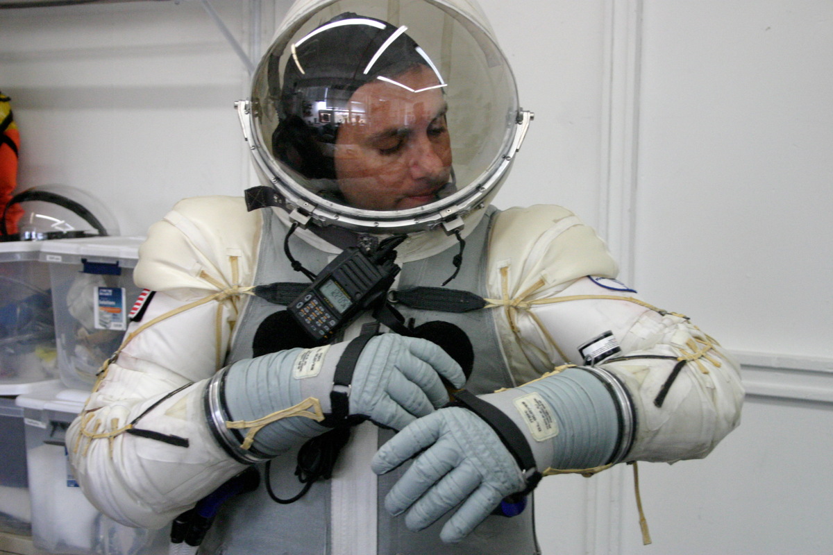 astronaut training flight suit