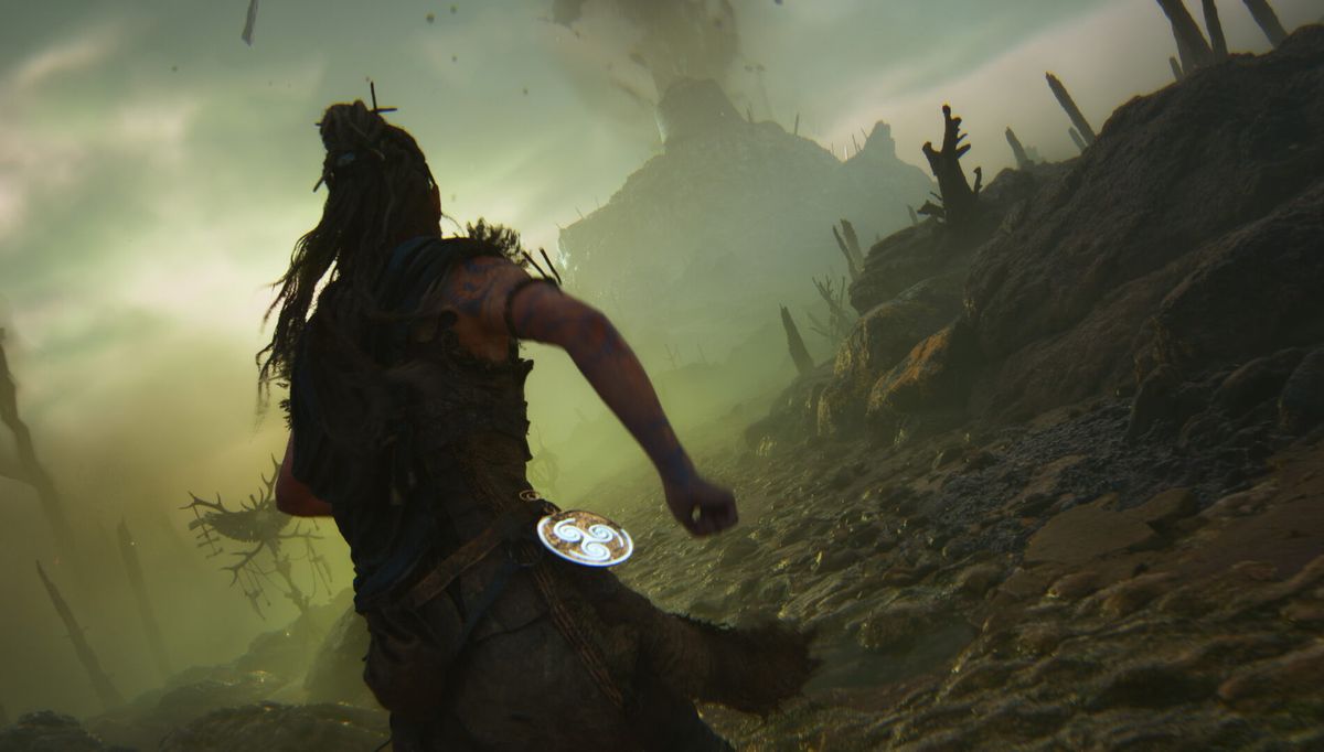 Shots of Senua in game