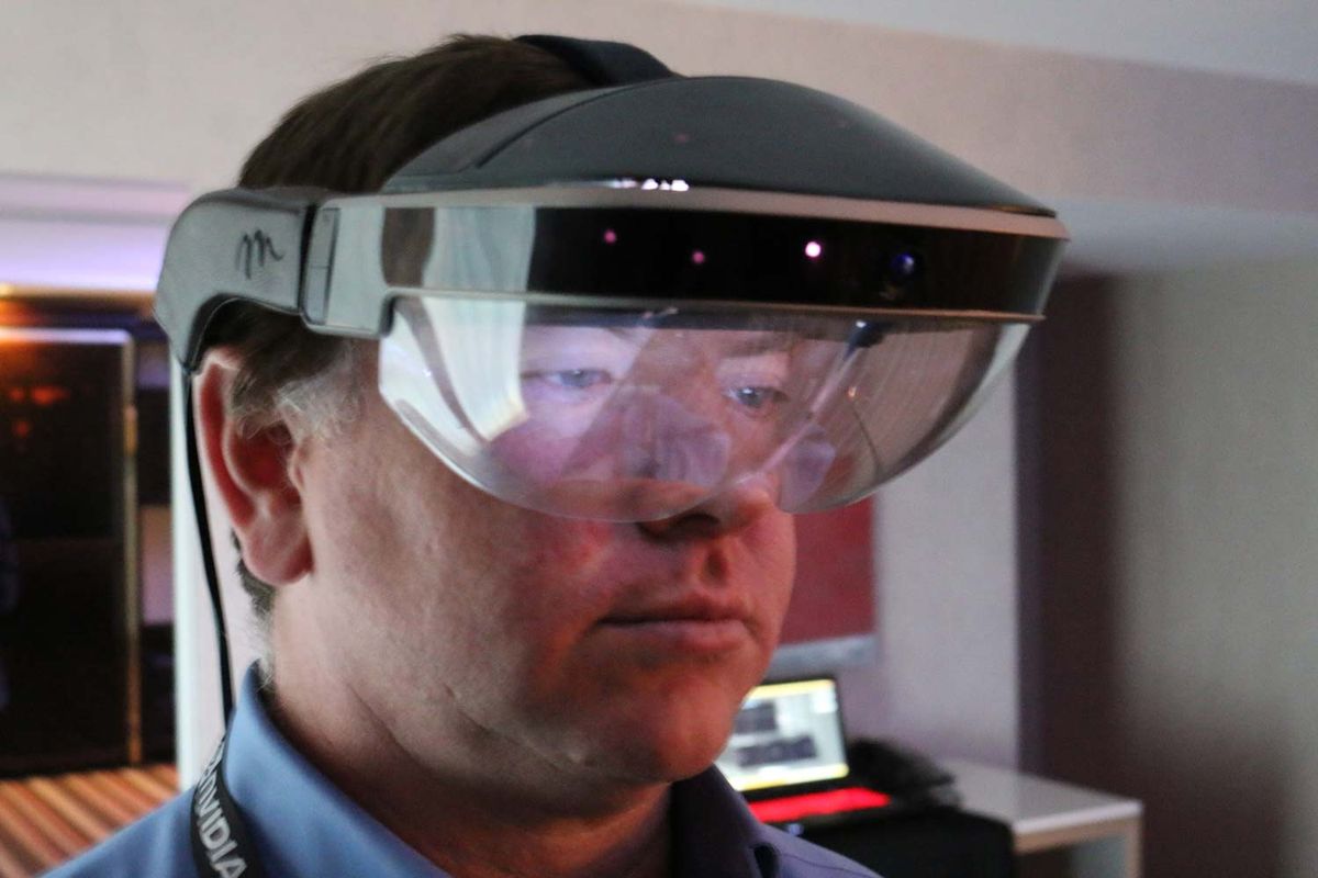 I Touched Augmented Reality with Meta 2 Tom's Guide