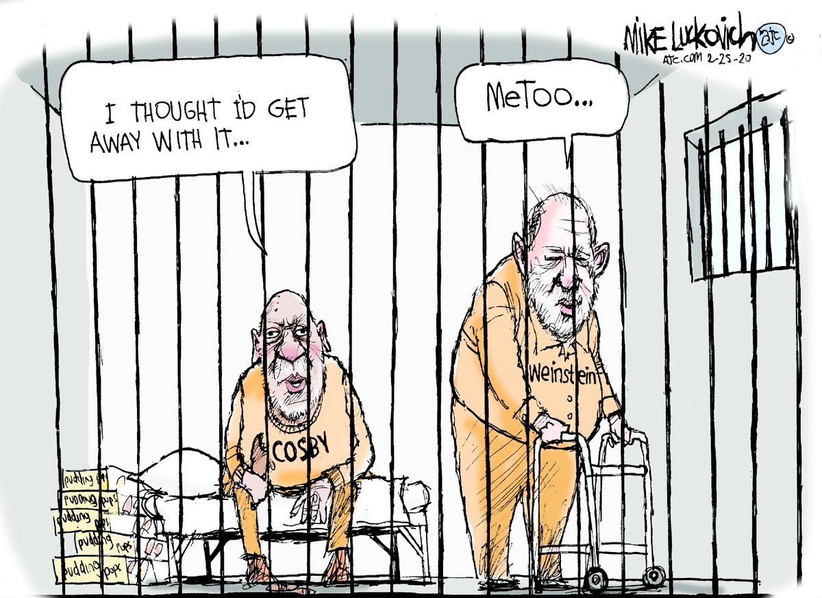 Editorial Cartoon U.S. Weinstein guilty MeToo Movement Cosby | The Week