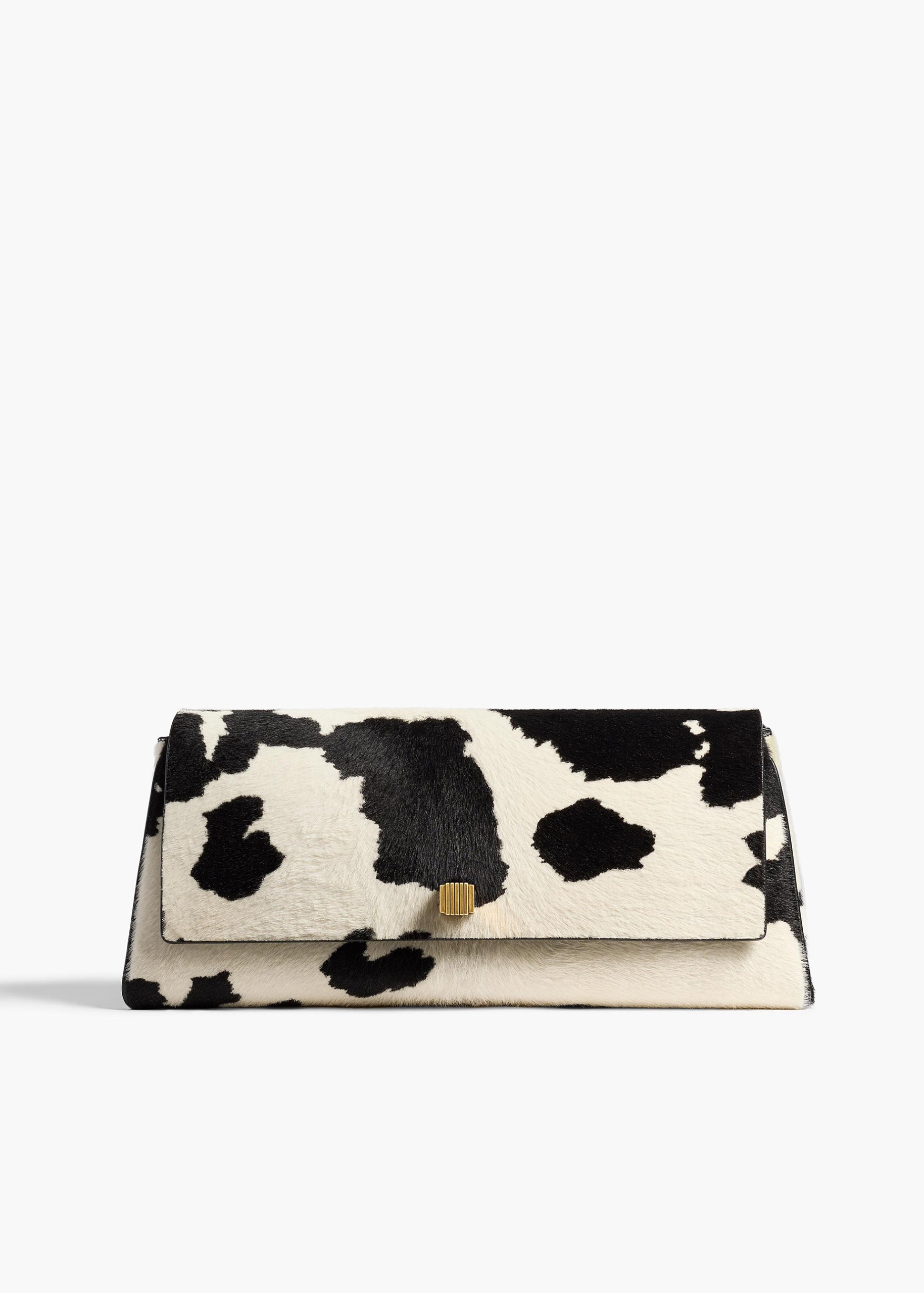 Audrey Clutch in Cow Print Haircalf - O/s / Natural / 100%calfskin