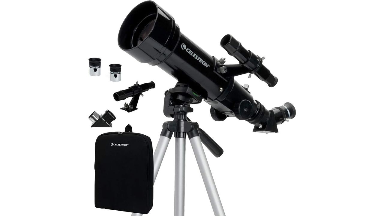 Celestron Travel Scope 70 stock photo