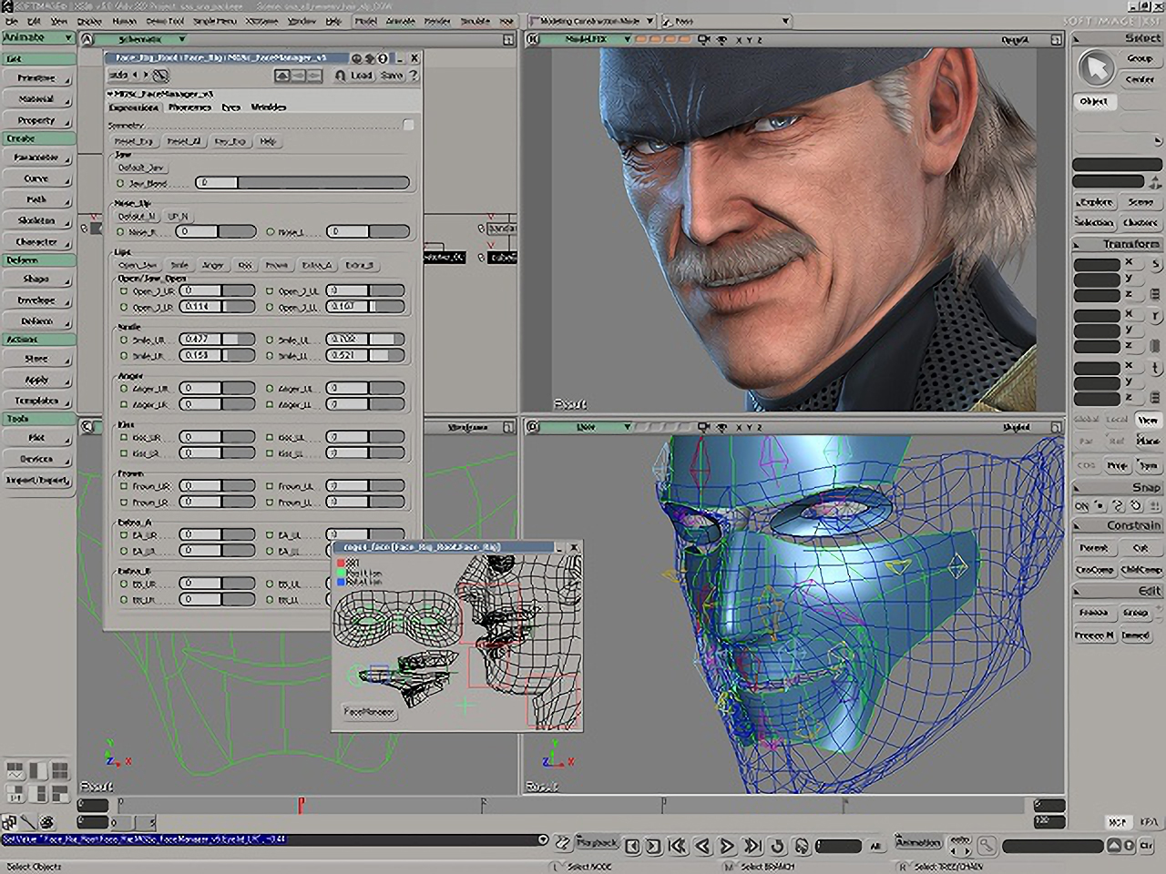 Screens from making MGS4