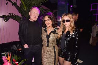 François-Henri Pinault, Salma Hayek-Pinault and Valentina Paloma Pinault attend as Gucci & Amy Sacco celebrate Bungalow Gucci in honor of the new Meatpacking Boutique