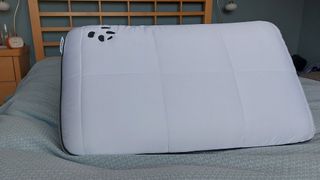 photo of Panda Hybrid Bamboo pillow on a bed