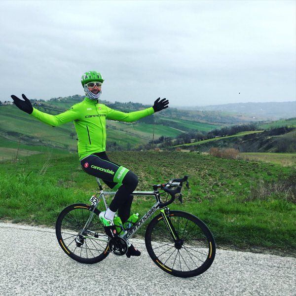 Jack Bauer has some fun during Cannondale's ride