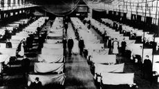During the 1918 influenza pandemic, warehouses were converted to keep infected people quarantined.