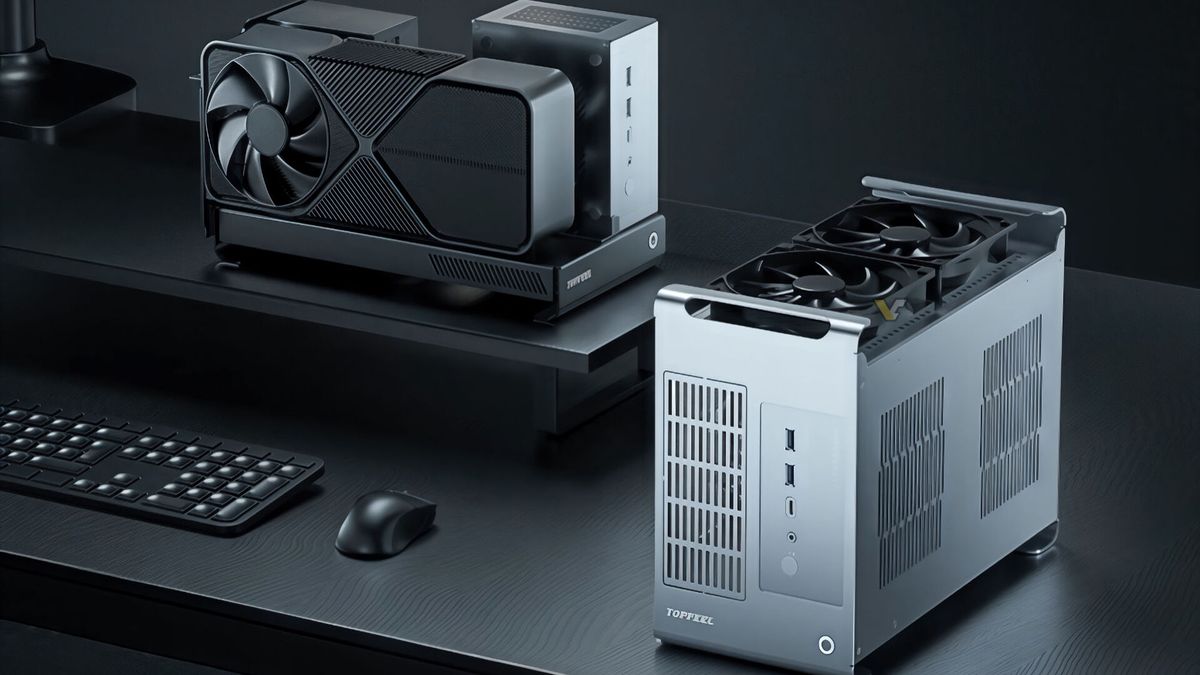 Mini PC vendor with the weirdest name ever launches eGPU docks that have a slot for a GPU and...a mini PC - Topfeel does its best to take down desktop PCs