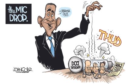 Obama Cartoon U.S. North Carolina HB2 2016