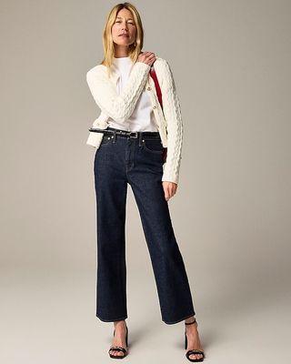 High-Rise Slim Wide Jean in 1996 Semi-Stretch