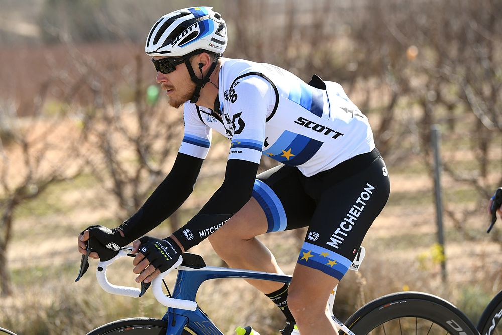Matteo Trentin (Mitchelton-Scott) during stage 2 at Volta a la Comunitat Valenciana