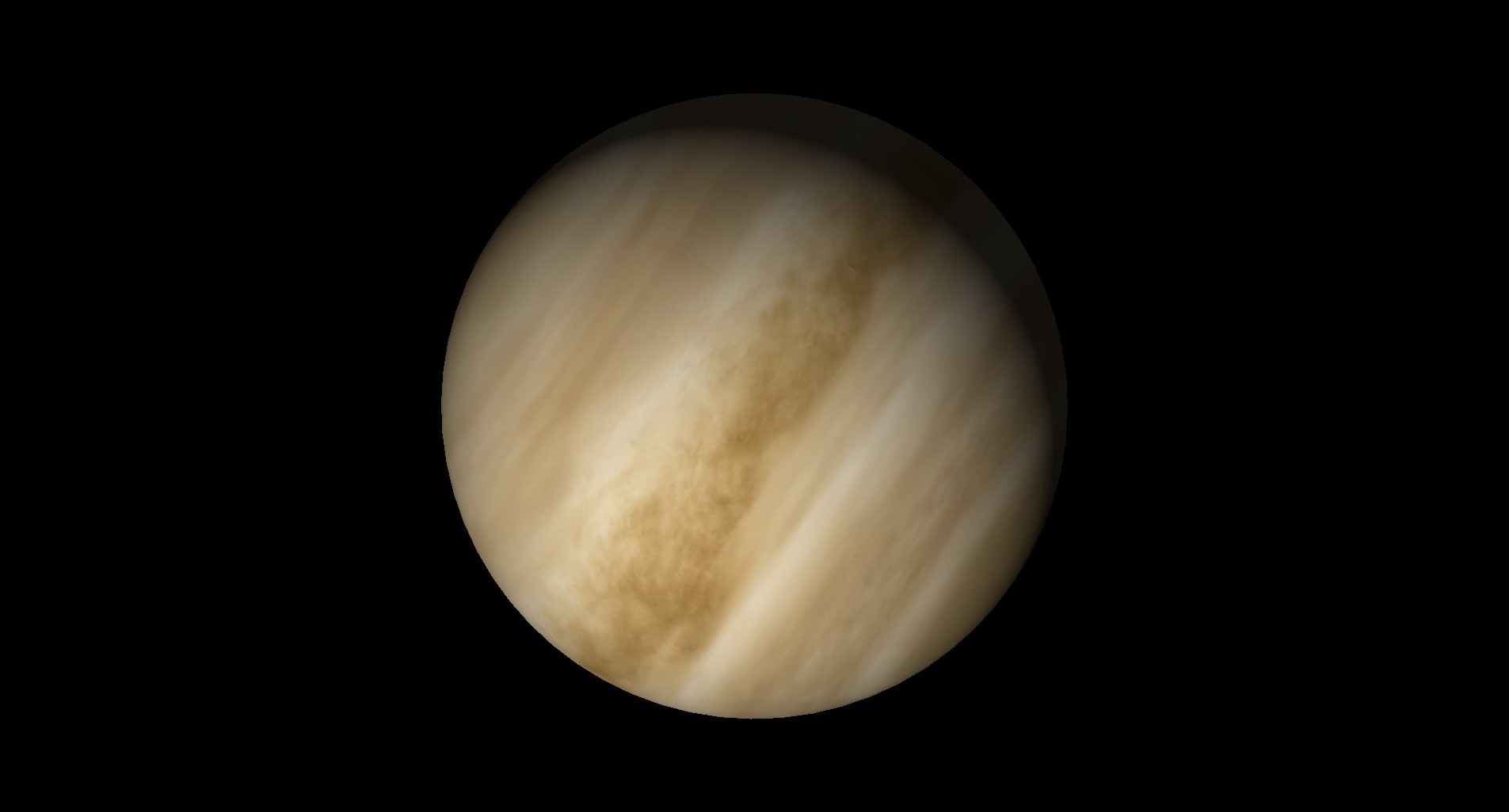 Starry Night Software graphic showing Venus.