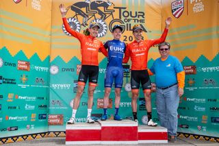 Murphy, Mannion and Britton o the stae 5 podium at Tour of the Gila.