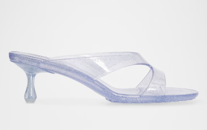 Jimmy Choo, Jelly Drop 50mm Glittery TPU Sandals