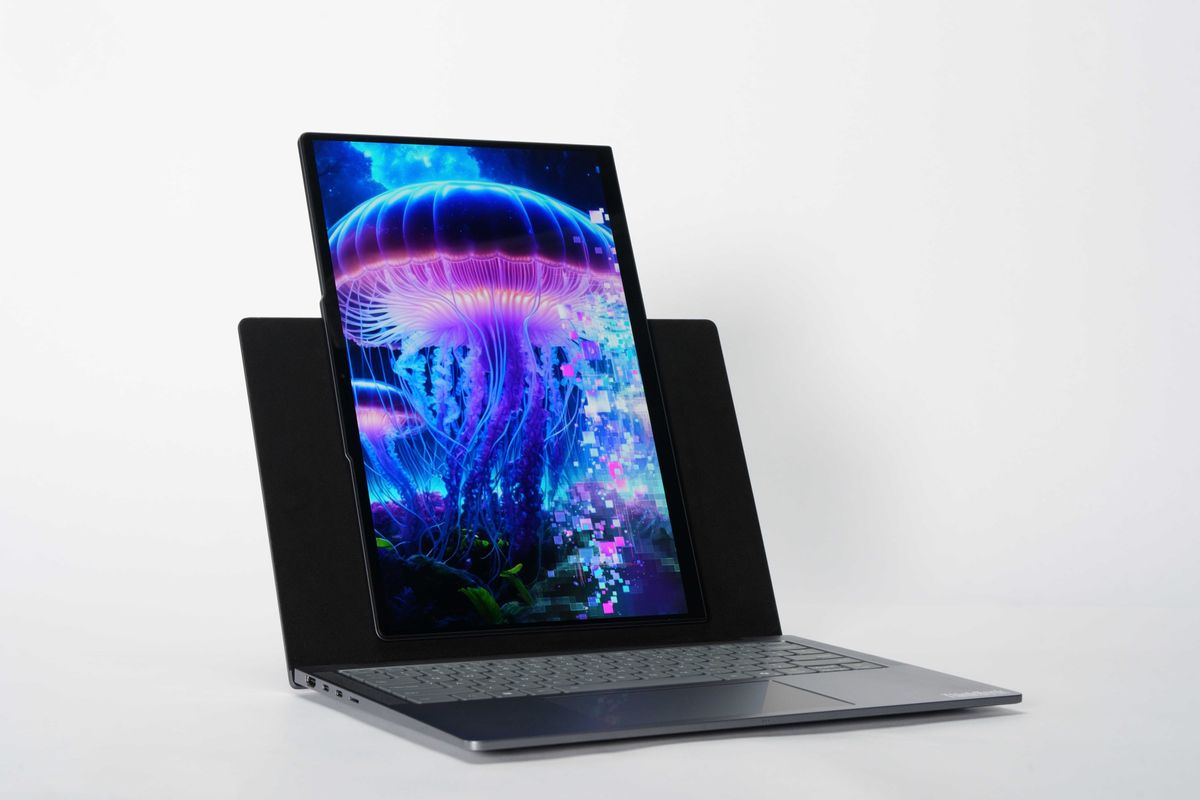 Lenovo is making a laptop with a rotating screen that swivels from portrait to landscape in real-time — "Project Pivo" gets leaked ahead of showcase next week
