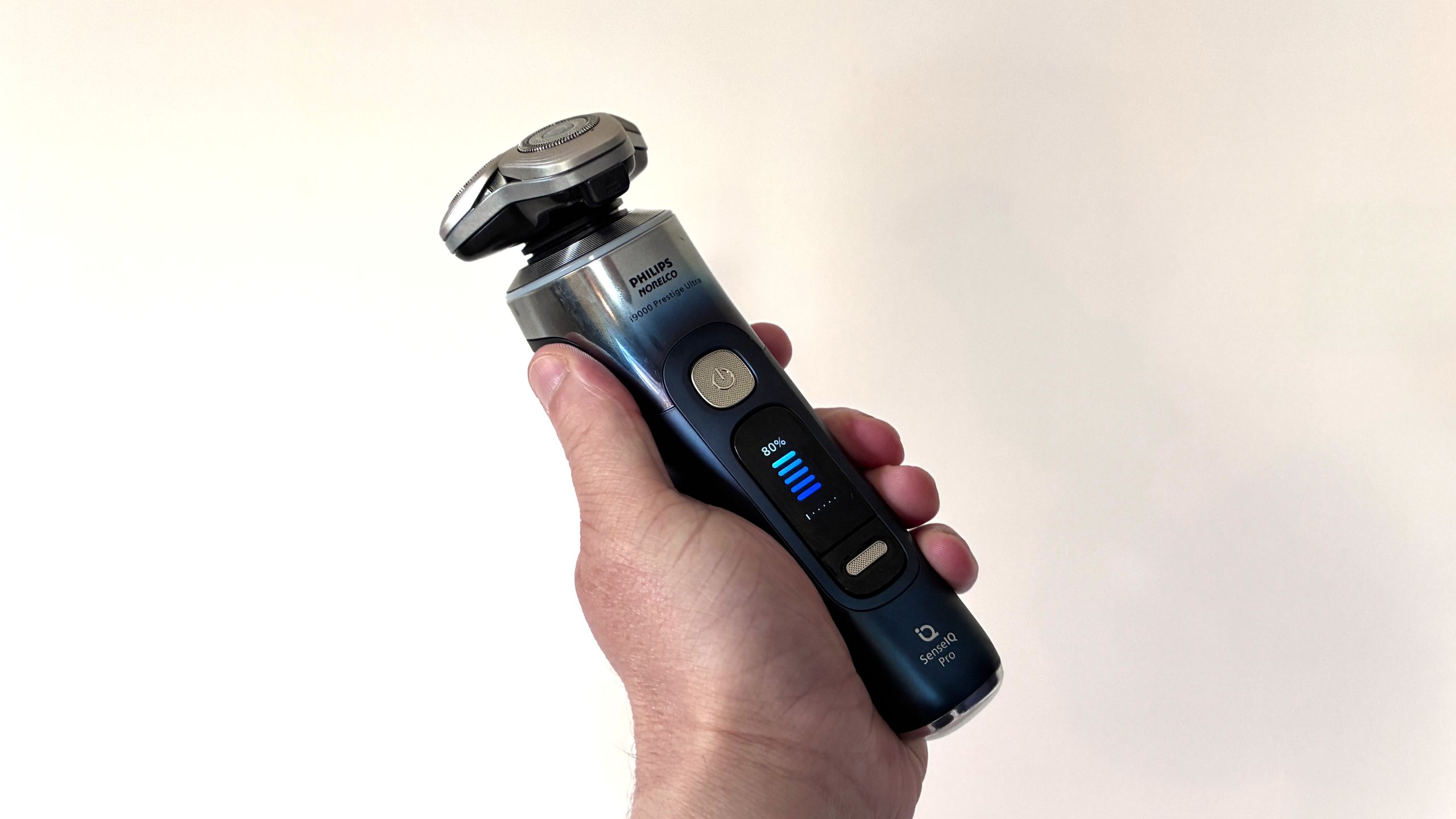The Philips Norelco i9000 Prestige Ultra Day & Night delivers flagship rotary shaving with a sci-fi twist