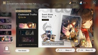 Honkai Star Rail Banner Schedule - Coalesced Truths: Scent Alone Stays True