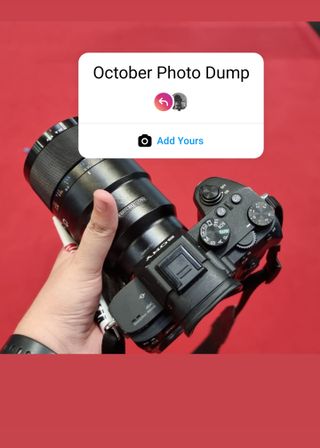 What is a photo dump? Instagram story prompt