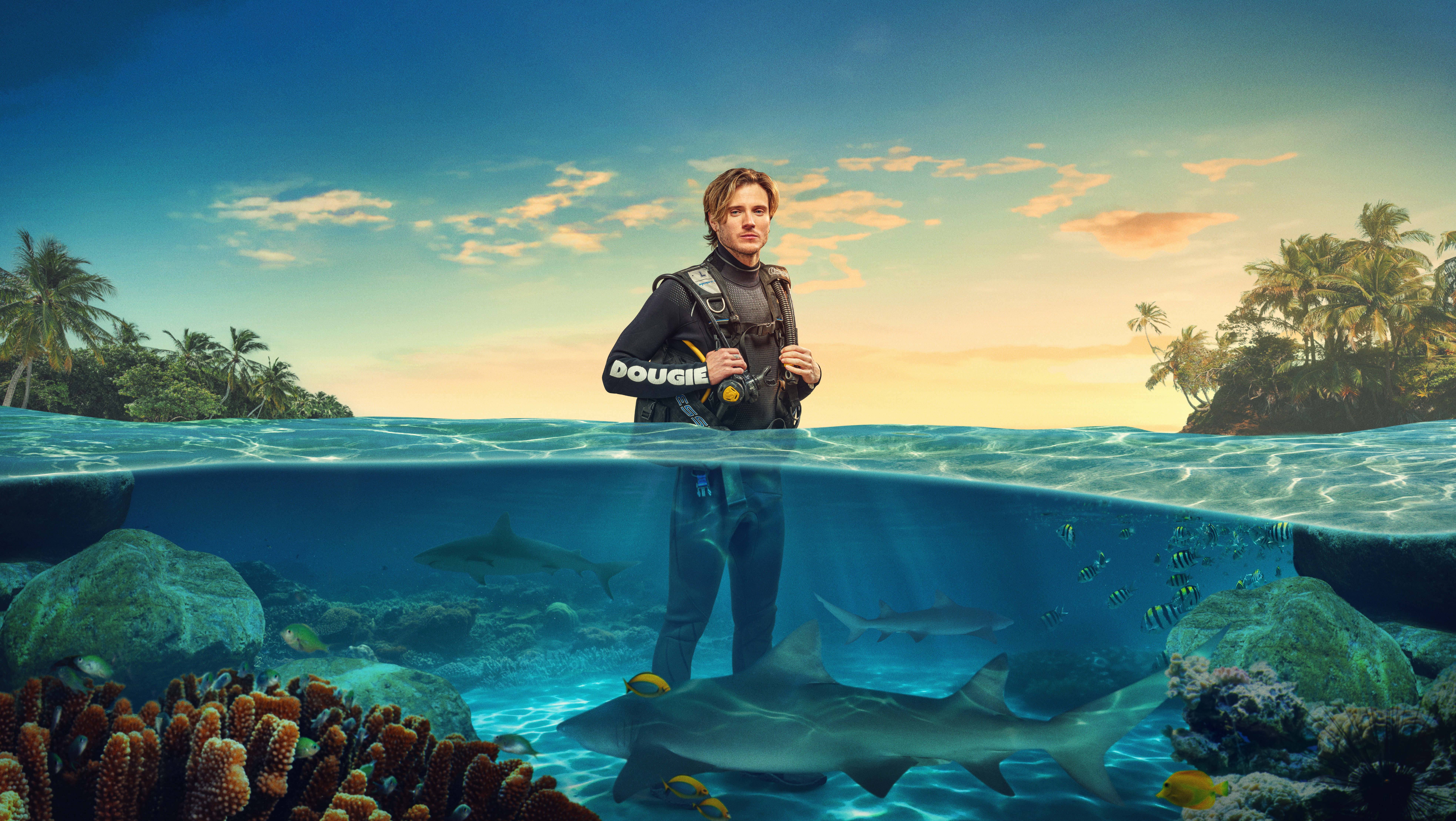 Dougie Poynter on SHARK! Celebrity Infested Waters