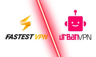 Fastestvpn and urban vpn logos