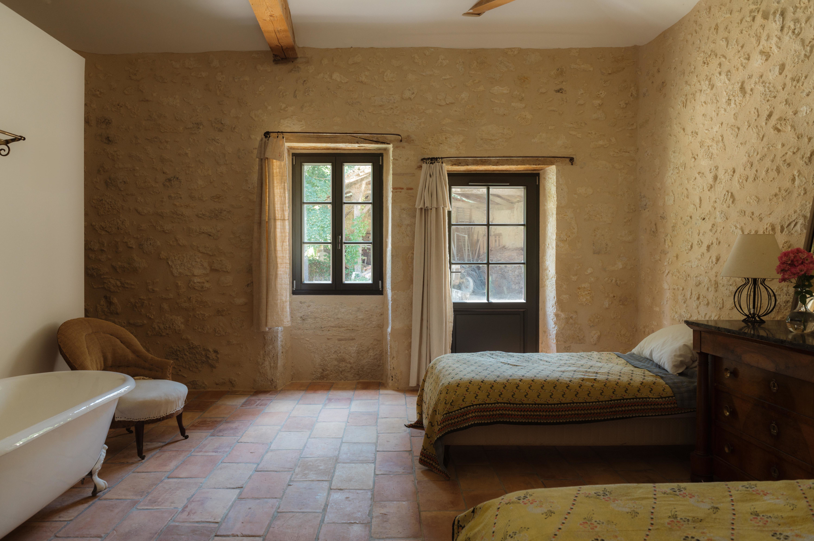 The accommodation is kept simple