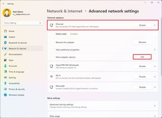 More network adapter options