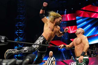 Hangman Adam Page vs Claudio Castagnoli in AEW