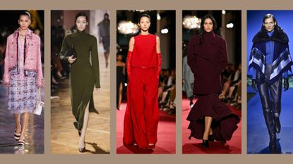 Chanel, Victoria Beckham, Michael Kors, Hermes models on the runway for autumn 2026
