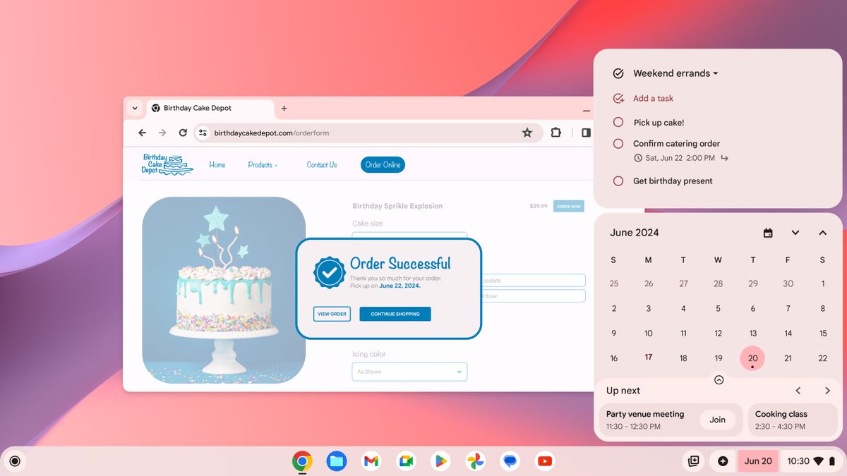 Updated Google Tasks integration on ChromeOS