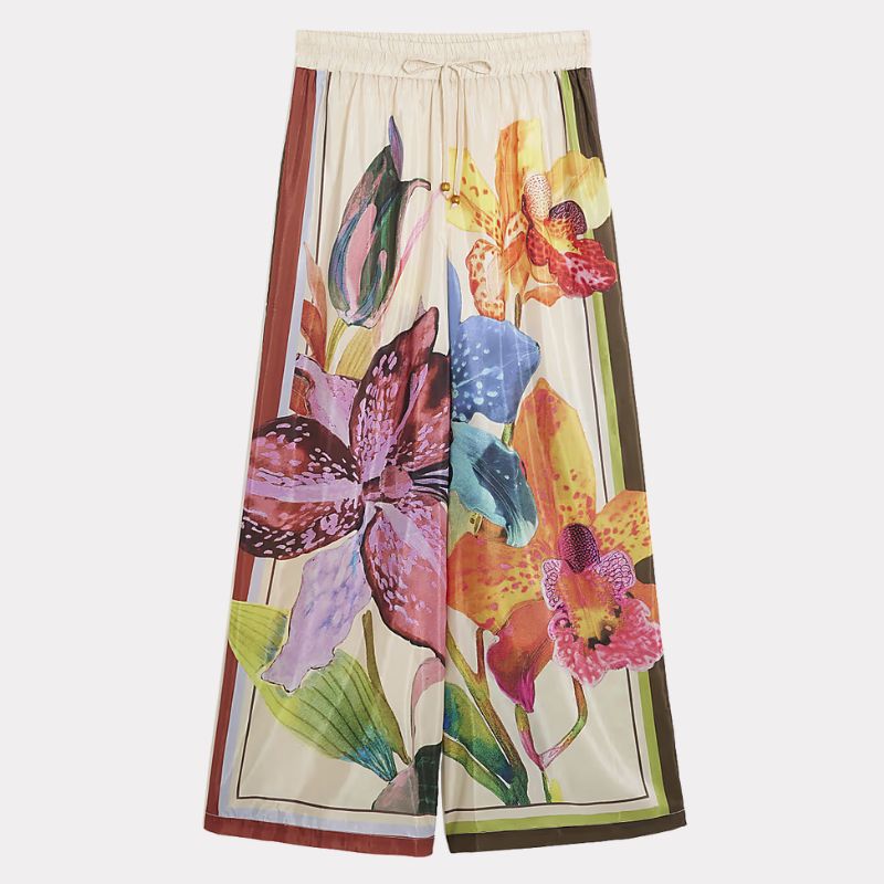 River Island printed trouser cut out 