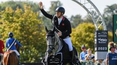 Oliver Townend, pictured aboard Ballaghmor Class at Burghley 2023, is the new eventing world number one.