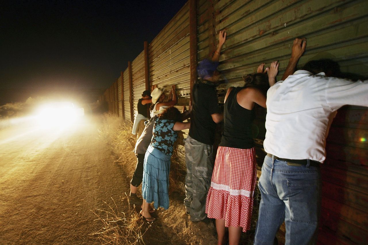 California/Mexico Border. 