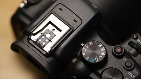A camera in aperture priority mode