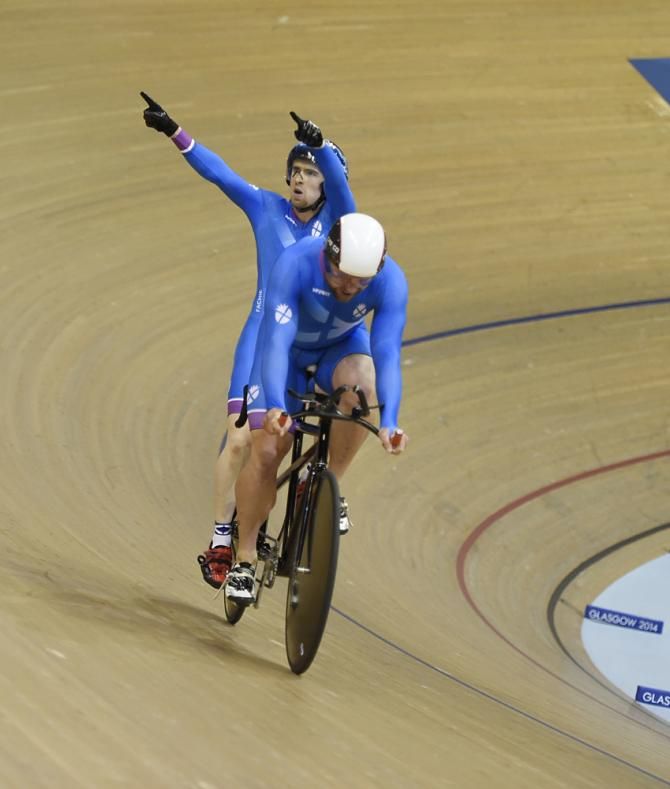 Scotland wins the men's 1km tandem TT