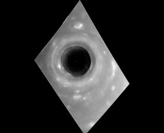 Cassini View of Saturn’s North Pole Vortex