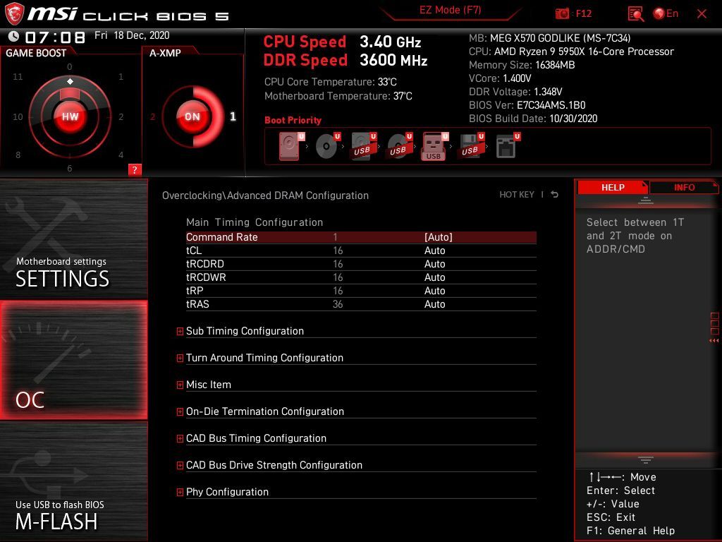 MSI X570 Godlike