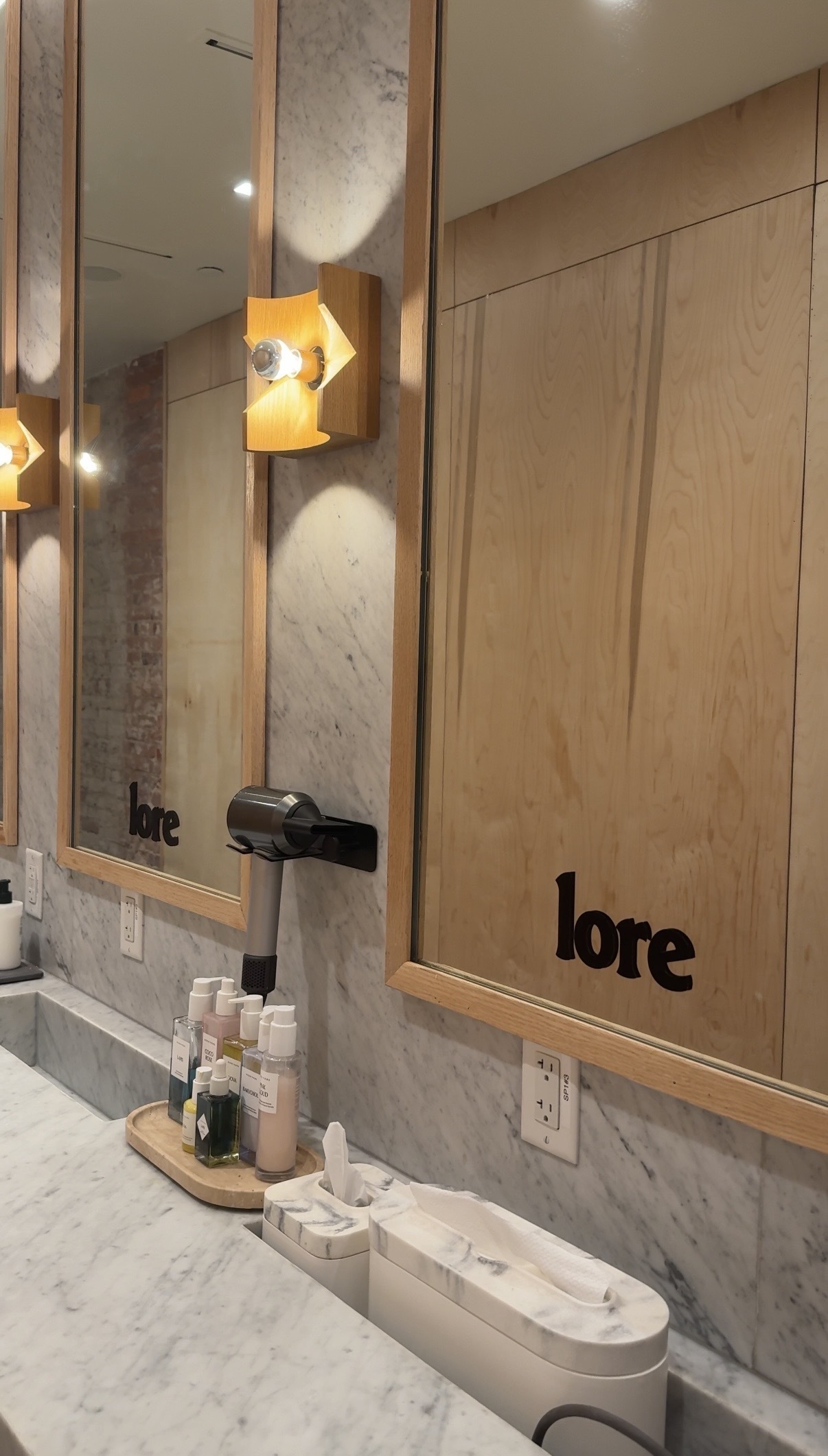 Photo of the Lore Bathing Club locker room