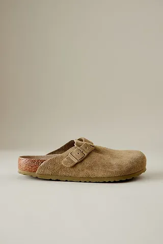 Birkenstock Boston Sfb Suede Clogs