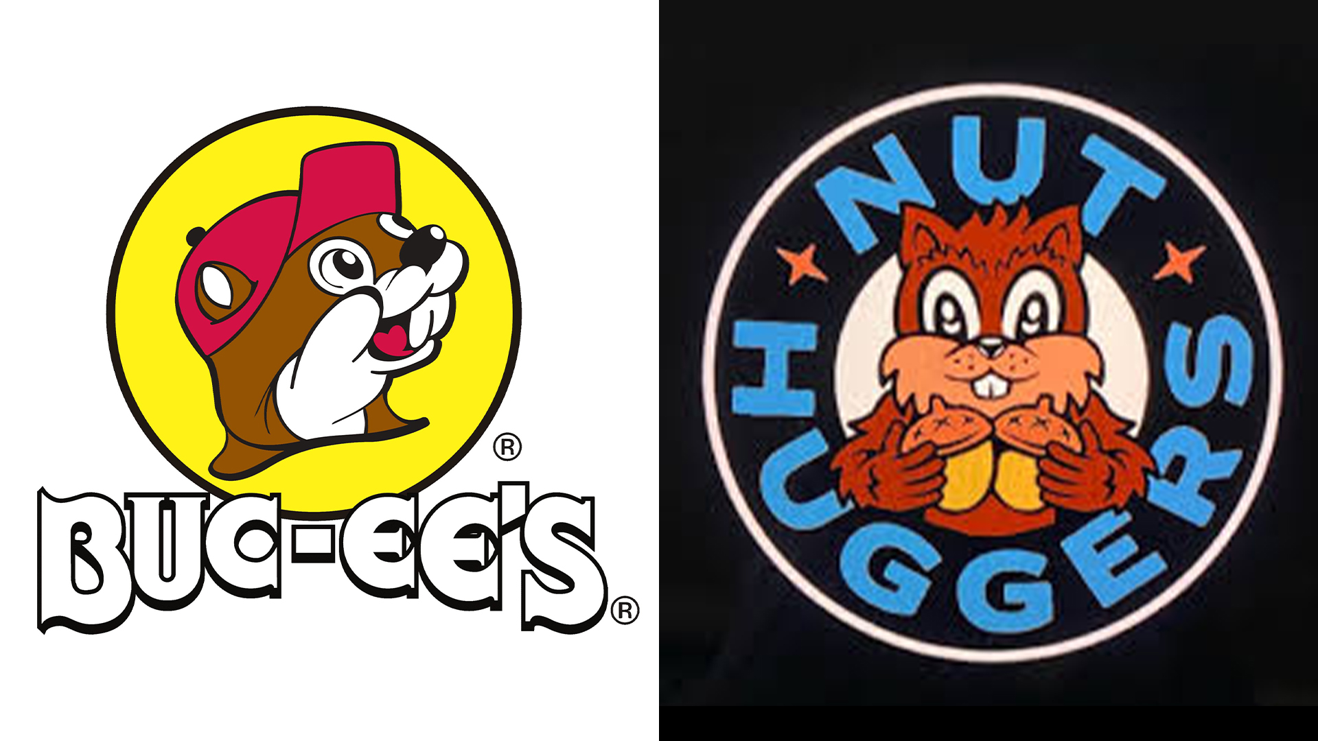 Buc-ee&#039;s/Nut Huggers logos