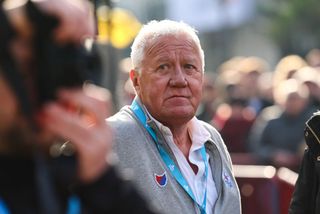 Soudal-QuickStep CEO Patrick Lefevere at the 2024 Tour of Flanders