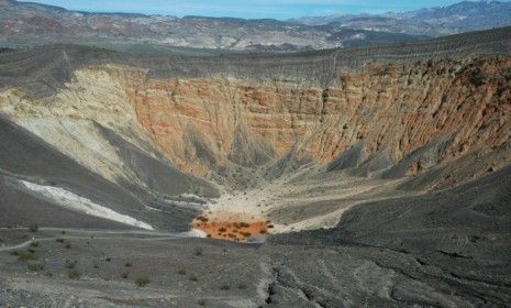 It may not look threatening, but Death Valley&amp;#039;s Ubehebe Crater could become volcanically active again, giving off a potentially spectacularly dangerous explosion.